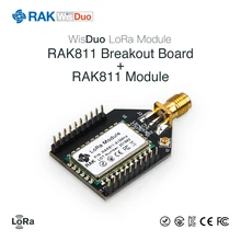 RAK811 LoRa модуль коммутационная плата, SMA+ iPEX интерфейс, поддержка глобальной нескольких диапазонов