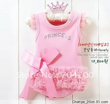 

Retail-pink babysuits/Baby Rompers/baby wear/Girl's ONE-PIECE