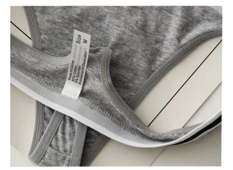 Hot Sale Sexy Women Cotton G String Thongs Low Waist Sexy Panties Ladies' Seamless Underwear Plus Size M L XL XXL (12)