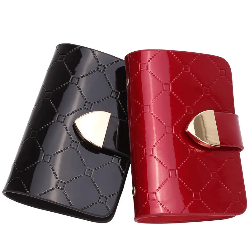 

Fashion Women Cardholder Split Leather Business Card Holder Chinese Brand Card id Holders