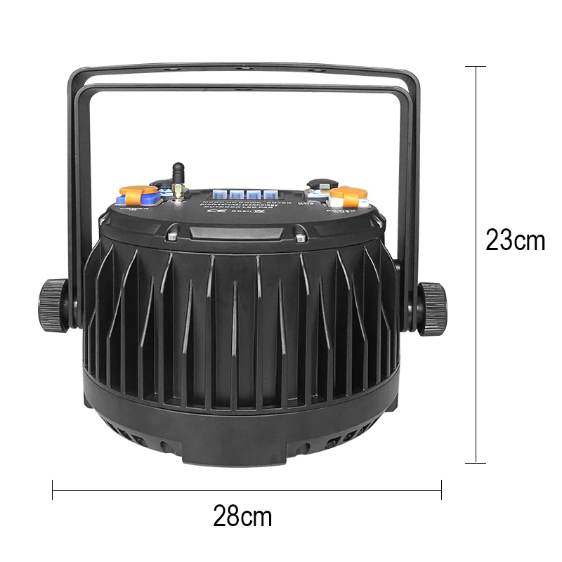 IMRELAX Беспроводной Батарея Водонепроницаемый 12*18 w RGBWA+ УФ 6in1 светодиодный Par Может свет молчание открытый сценический мигающий свет уличные светодиодные DMX стандартные