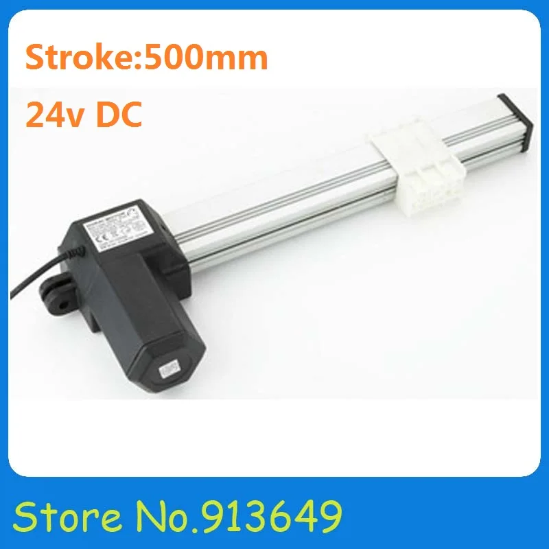 

20 inch(500mm) stroke SLIDER BLOCK Electric linear actuator dc motor, DC 24V, 15mm/s, Heavy Duty Push 150Kg, massage chair