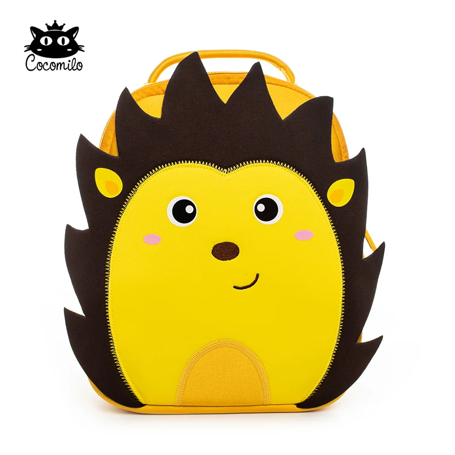 Cartoon 3D Hedgehog Kindergarten Zoo Animal Little Kids Small School Bag Light Lion Backpack 3-6 Years Girls Boys Toddler Bag zoo animal sweetheart backpack toddler pouch non woven string shoe shourlder school bag for boy and girls birthday party gift