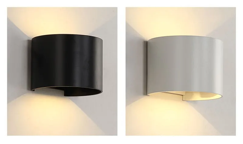 para Cima - para Baixo à Prova Conduziu a Lâmpada do Caminho da Varanda do Jardim Ângulo de Feixe Ajustável ao ar Luz de Montagem da Parede Dwaterproof Água Livre Interna 12 w 15 Para cima para baixo à prova dwaterproof