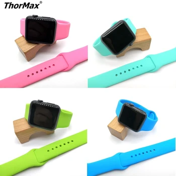 

18 Colors Silicone Watch Straps for Apple Watch Band 44mm 40mm 42mm 38mm Series 4/3/2/1 Wrist Band Bracelet for iWatch Strap