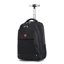 LeTrend Оксфорд плечо дорожные сумки многофункциональный для мужчин бизнес компьютер чемодан колеса 18 дюймов ручная сумка на колёсиках