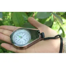 Прочный компас из цинкового сплава со шнурком, водонепроницаемый Карманный размер, Походное снаряжение для кемпинга, походов, портативный аксессуар для выживания