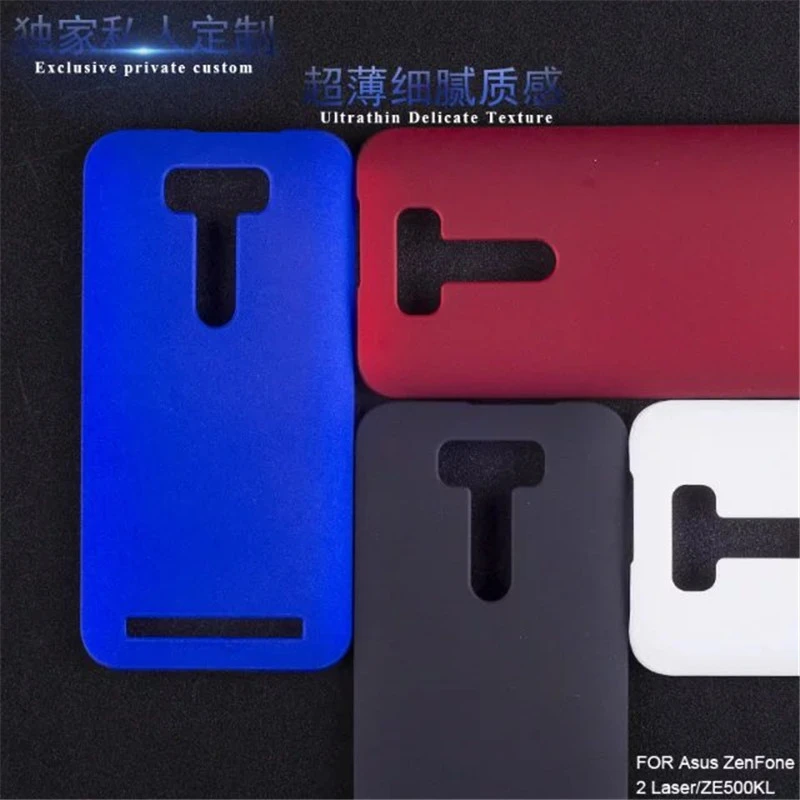 Matte Plastik Keras perumahan hood Covers untuk Asus ZenFone 2 Laser ZE500KL 5.0
