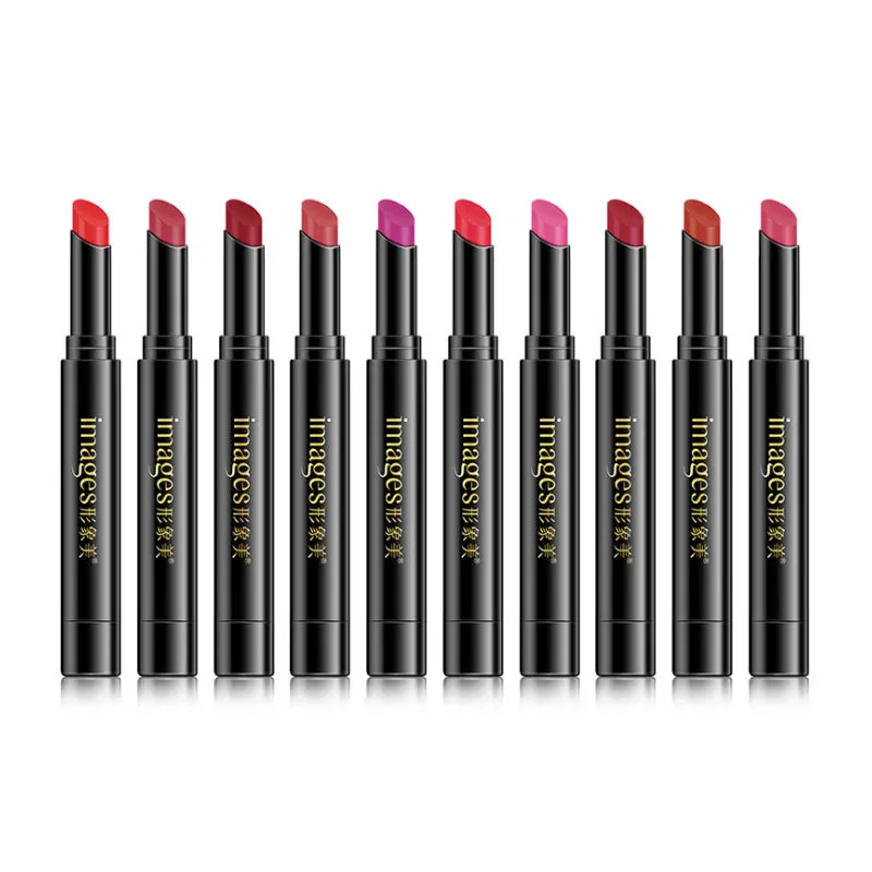 

10 Color Double-end Lip Makeup Lipstick Pencil Waterproof Long Lasting Tint Red Lip Stick Beauty Matte Liner Pen Lipstick 1.7g
