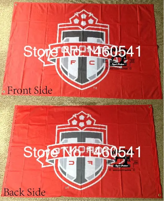 Toronto FC Flag 3ft x 5ft Polyester MLS Toronto FC Banner Flying Size