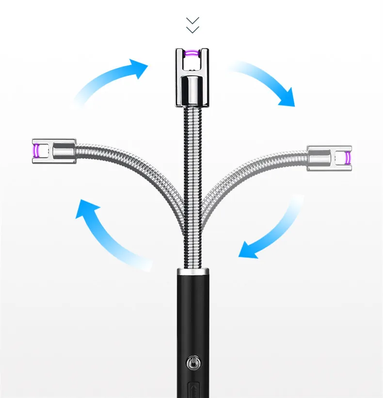 Барбекю свечи зажигания пистолеты Электрический Импульсный дуговая Зажигалка Беспламенное ветрозащитное безопасное кухонное перезаряжаемое зажигание USB зажигалки