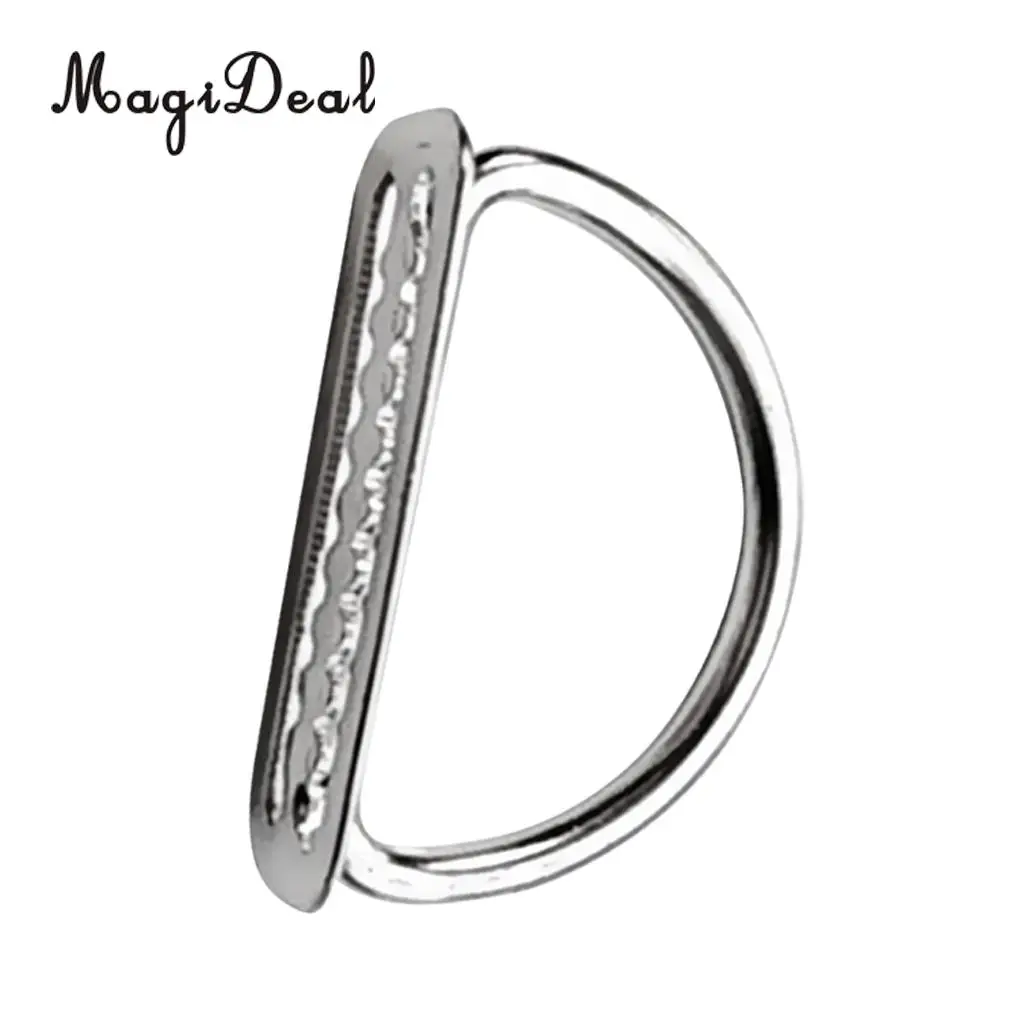 MagiDeal Heavy Duty Scuba Dive 316 Stainless Steel Diving Weight Belt Keeper D Rings for 5cm Weight Belt Surfing Swimming Sport