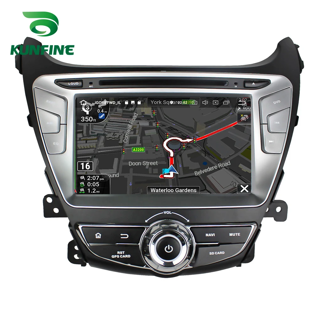 Clearance Octa Core 4GB RAM Android 8.0 Car DVD GPS Navigation Multimedia Player Car Stereo for Hyundai Elantra 2014 Radio Headunit WIFI 3