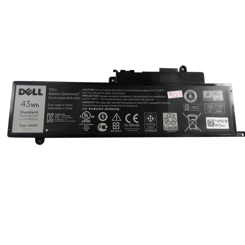 Новая Подлинная батарея для Dell Inspiron 11 (3135) (3137) (3138) (3152) (3153) (3157) (3158) (7352) (11 1) GK5KY 92NCT