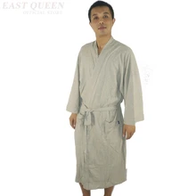 Новое поступление мужской халат мужской банный халат Длинные рукава повседневные свободные мужские рубашки Сорочка в японском стиле хлопковый Халат CC005 Q
