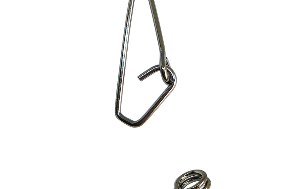 Clips de Encaixe de Pesca Conector de Pesca Gancho do Giro de Aço Infof Lote Nova Hooked Pressão Carpa Inoxidável Acessórios Alimentador 200 Pçs - 3 Esporte e Lazer