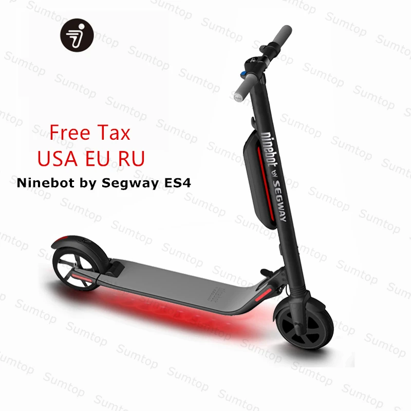 Горячие Ninebot по Segway KickScooter ES4/ES2 смарт электрический самокат 2 колеса складной