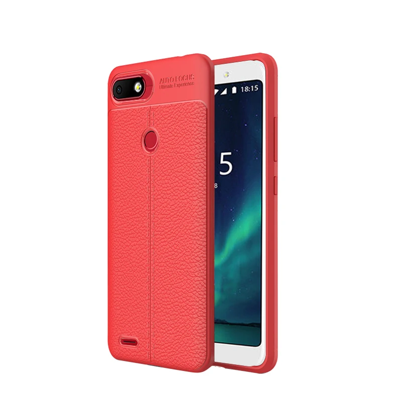 

For BQ 5512 L Soft Case Matte Litchi Leather Lines TPU Cover for BQ 5512L STRIKE FORWARD Shell Bag Housing Pouch Phone Cases