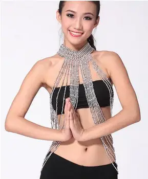 

NEW! beads belly dance accessories senior tassel beads belly dance Neck chain for women dance Neck chain accessories