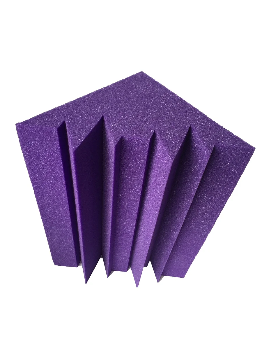 

12 PCS Acoustic Foam Bass trap Corner Foam In Purple Color can be Customized