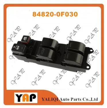 

Power Window Lifter Switch FOR FITTOYOTA COROLLA VERSO E12 3ZZFE 1.6L L4 FRONT Left 84820-0F030 84820-02100 2002-2007