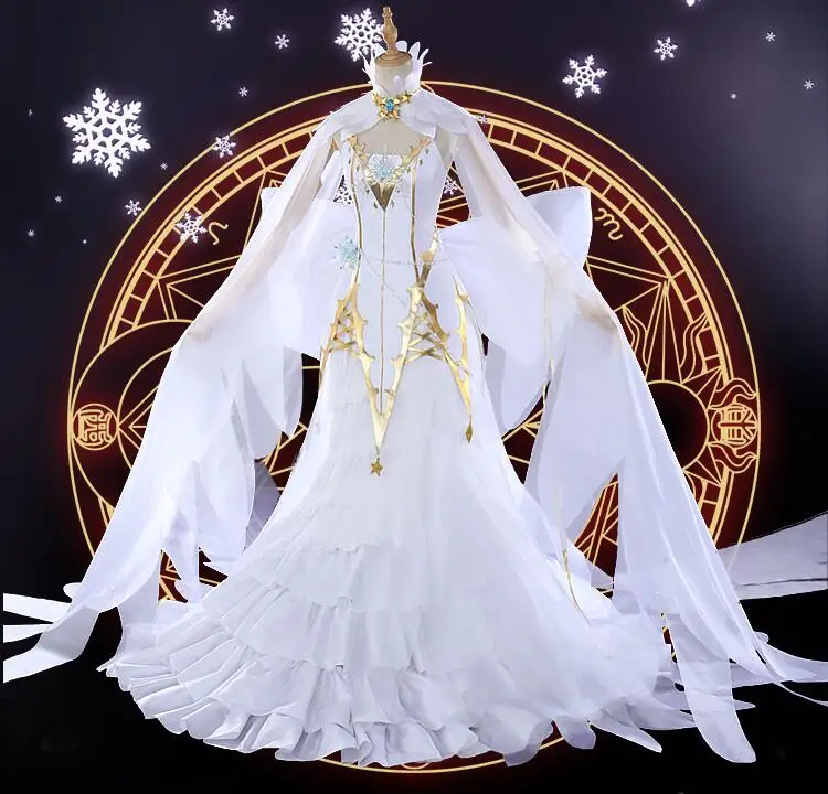 Card Captor Sakura Tomoyo Daidouji cosplay costume Snow Angel daidouji dress comics cosplay