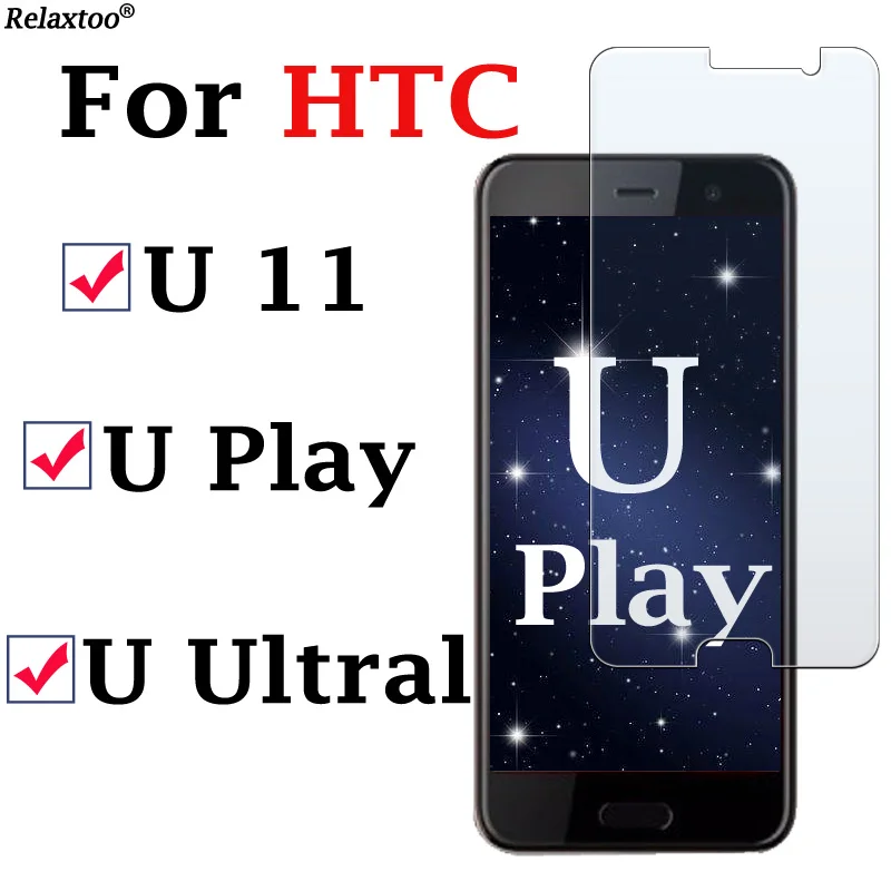 

For htc u11 screen protector for htc u play tempered glass ultral u 11 uplay protective glas 2.5d protect 9 H protection film