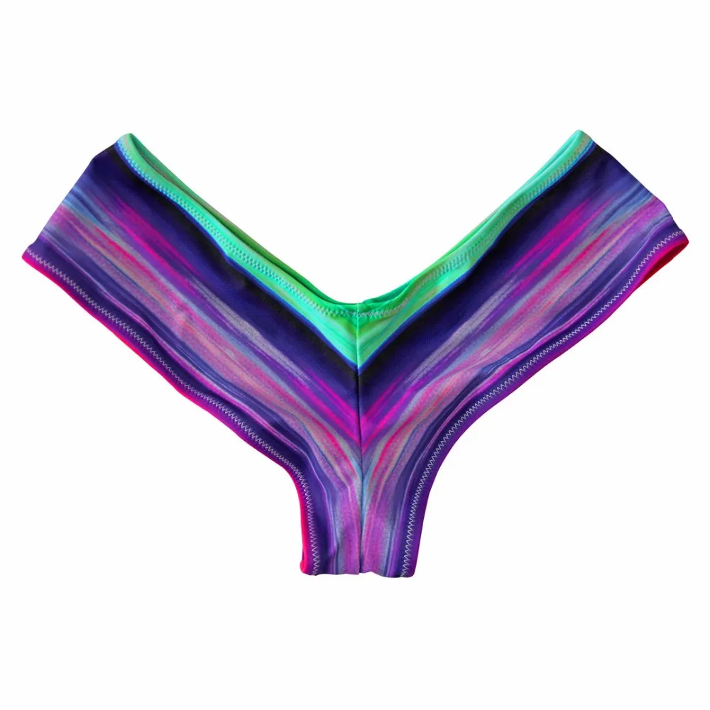 S-3XL V Форма Cheeky swim Brief Женская одежда для плавания женская купальная одежда Бразильское бикини нижняя резинка для волос попа Танга Трусики Нижнее белье V130B