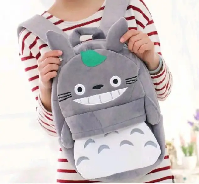 25 \ 35 см милый аниме Мой сосед рюкзак Тоторо мягкая плюшевая сумка на плечо игрушка для детей подарок на день рождения - Цвет: B