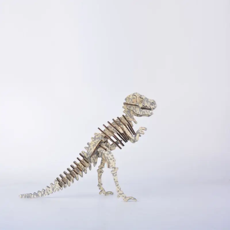 Моделирование 3D динозавр модель древесины собрать головоломки разобрать головоломки Дети интеллект обучающие игрушки для детей подарок