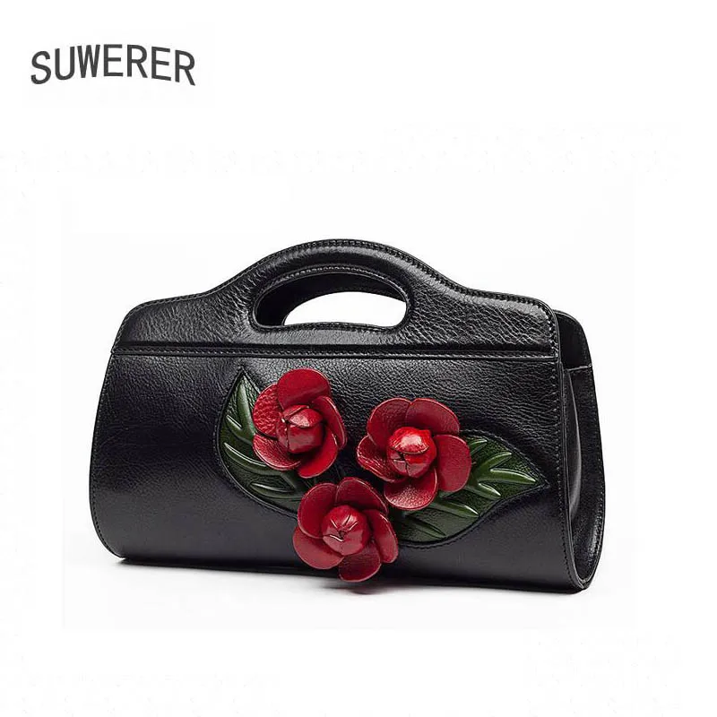

Genuine Leather handbag 2017 new luxury handle bag Fashion Shoulder Messenger Bag Women's handbag