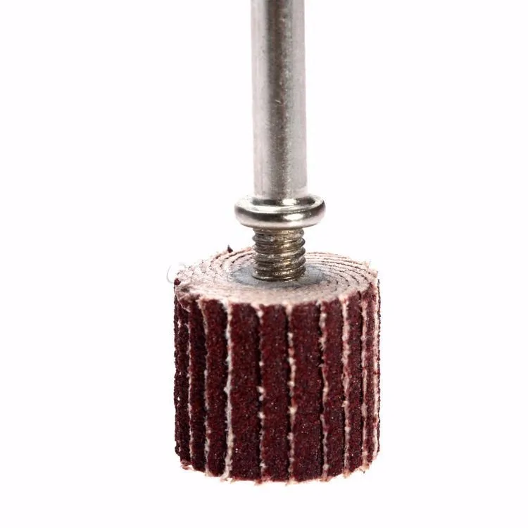 10Pcs Dremel Accessories 240-Grit Sanding Flap Disc Grinding Sanding Flap Wheels Brush Sand Rotary Tool 10 x 10x 3mm