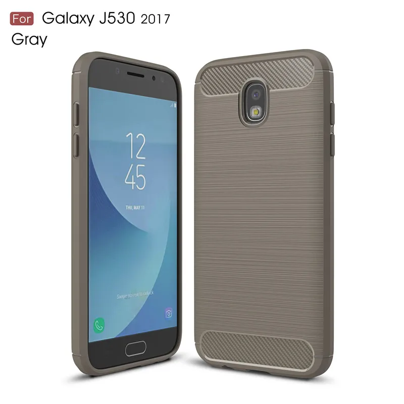 Whyes для samsung Galaxy J5 чехол J530 углеродного волокна мягкая ТПУ тяжелый противоударный силиконовый чехол для samsung J5 J530 крышка