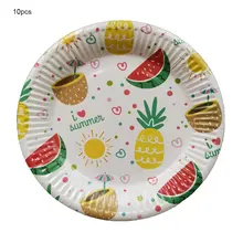 Pineapple pattern paper cake tray 10PCS/package photo props jewelry cosmetics shooting ornaments