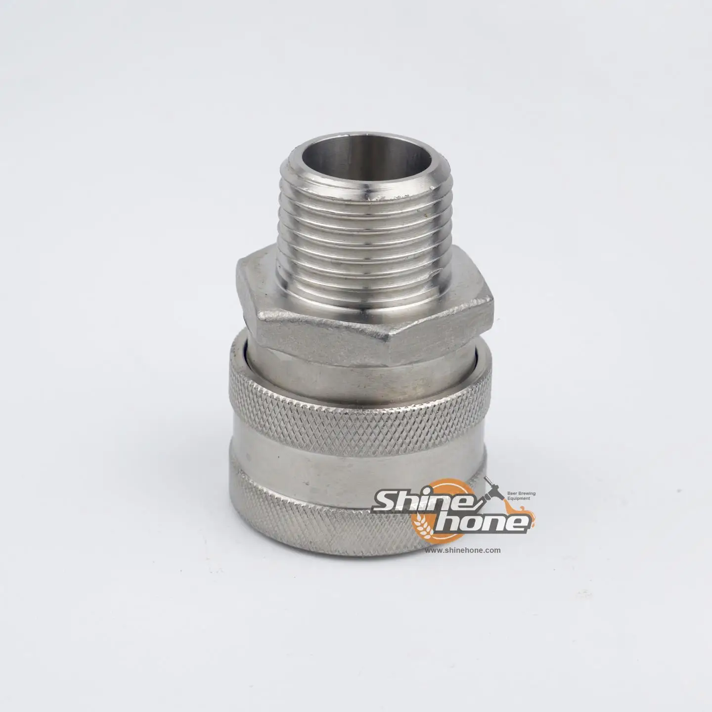 Stainless Female Quick Disconnect Set, Homebrew Fitting, 1/2"NPT