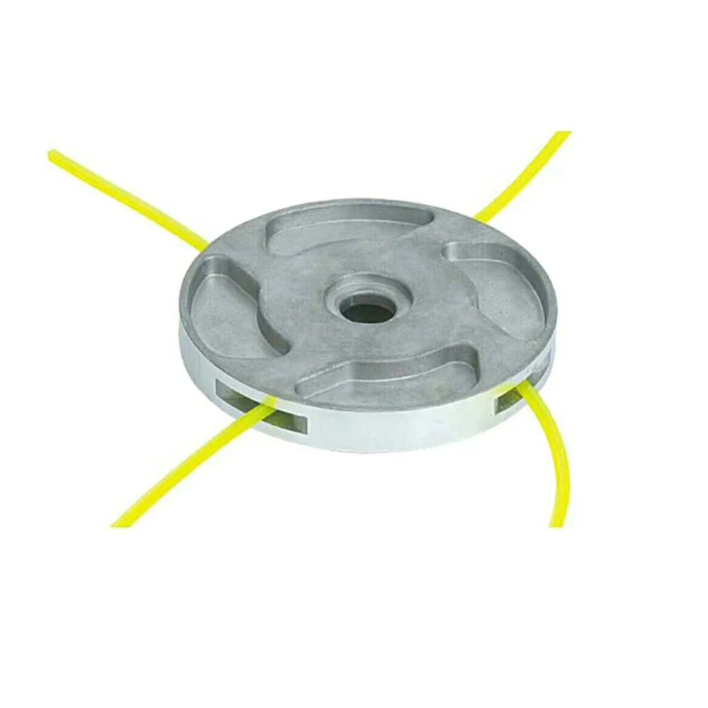 Aluminum Grass Trimmer Head with 4 Lines Brush Cutter Head Lawn Mower Accessories Cutting Line Head