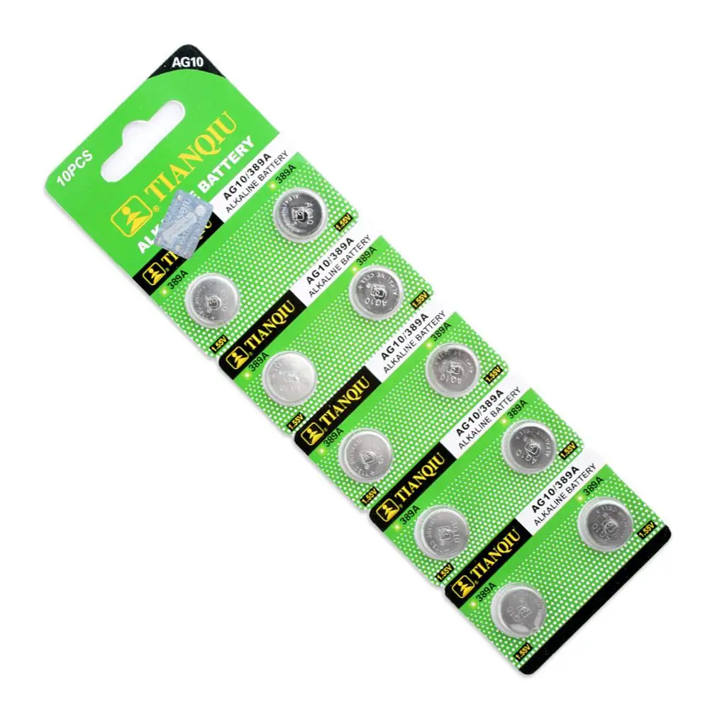 YCDC pile montre relogio celular pilas reloj pile bouton horloge batterijien batterie 20 X AG10 189 LR1130 SR1130 389A RW89 1,55 V