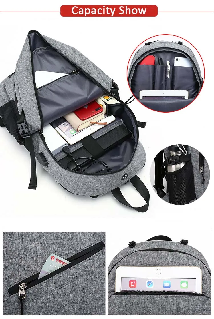 Men's Basketball Backpack Leisure College School Bag USB Charging Rucksack with Mesh Ball pack Bag Big Capacity Laptop Backpacks (5)