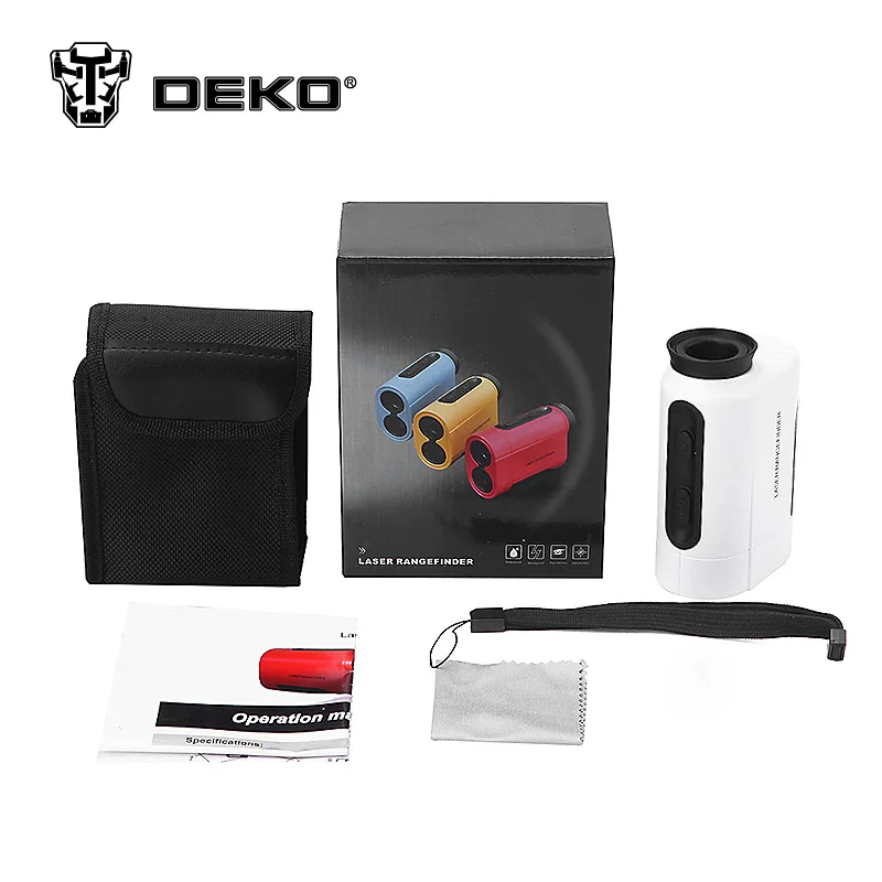 Лазерный дальномеры DEKO цифровой Монокуляр 6X 600 м для охоты гольфа|laser rangefinders