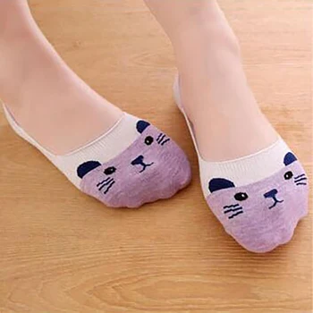 

Funny Socks for Female Summer Cartoon Animals Cotton Thin Women Boat Socks Creative Casual Cotton Cute Girls New Boat Socks