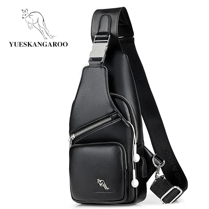 

112918 new hot men casual messenger bag male leisure chest bag