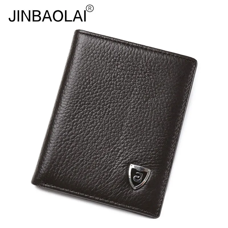 

2018 Mini Genuine Leather Wallets Famous Brand Purse Male Thin Card Holder Wallet Coin Purses Carteira Feminina for Men Gift