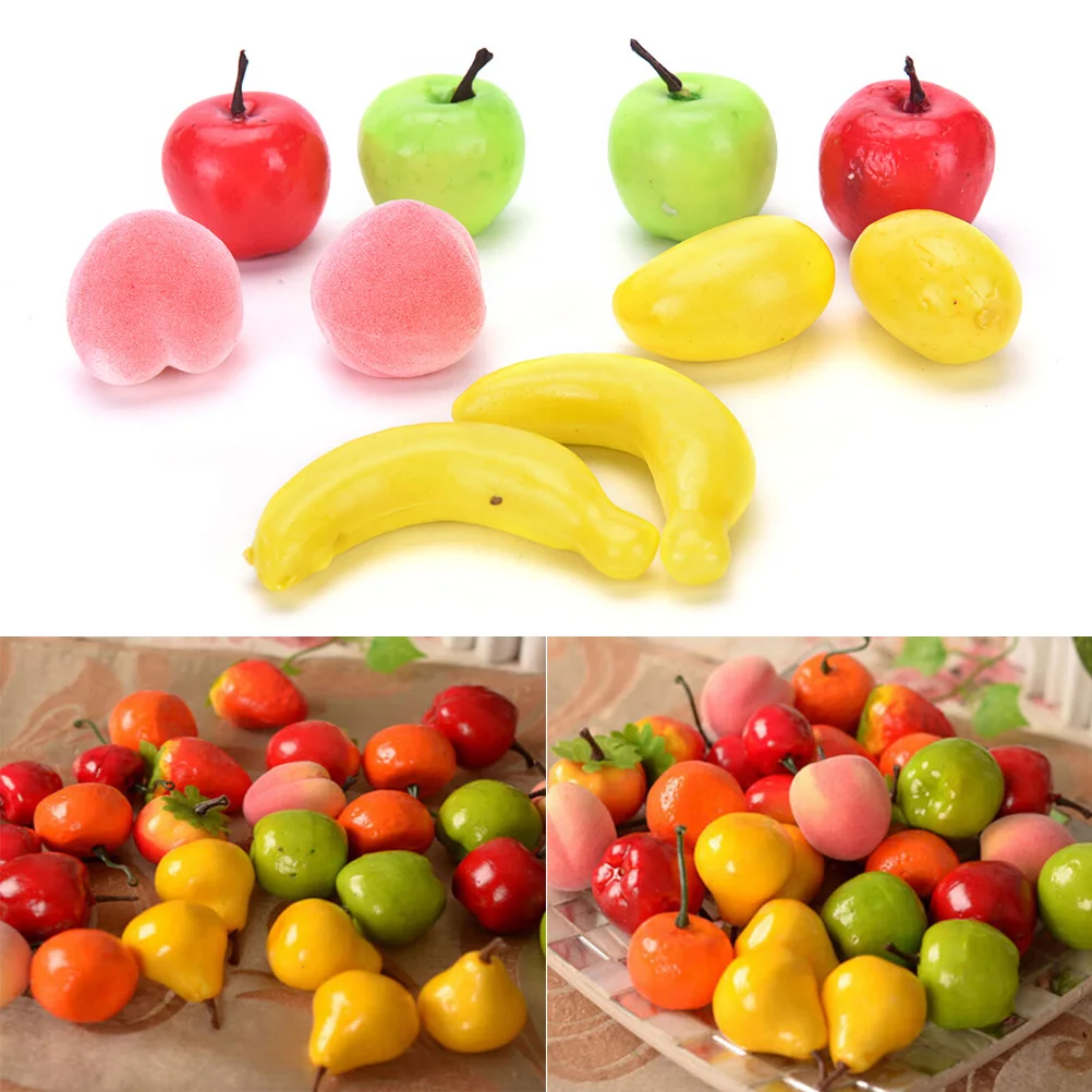 Onverenigbaar Maak leven Pluche pop 10 Pcs Nieuwe Kunstmatige Levensechte Nep Fruit Bananen Ananas Huis Tuin  Huis Decor Keuken Speelgoed Speelhuis Speelgoed - AliExpress