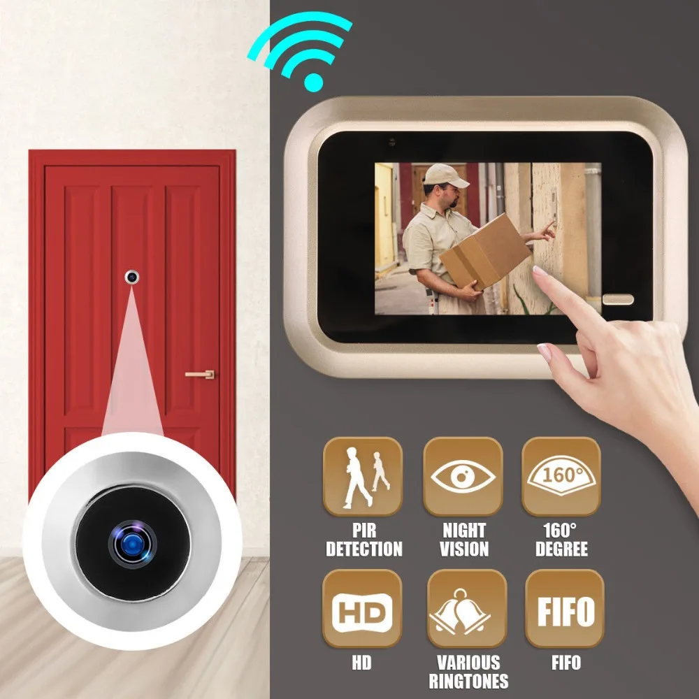 Buy 2.4'' LCD Digital Video Door Viewer Peephole