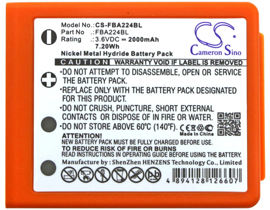 Аккумулятор Cameron Sino 2000mAh BA223000 для HBC Radiomatic Keynote Linus 4 Micron 5 6 7 Quadrix Vector Pro|Цифровые