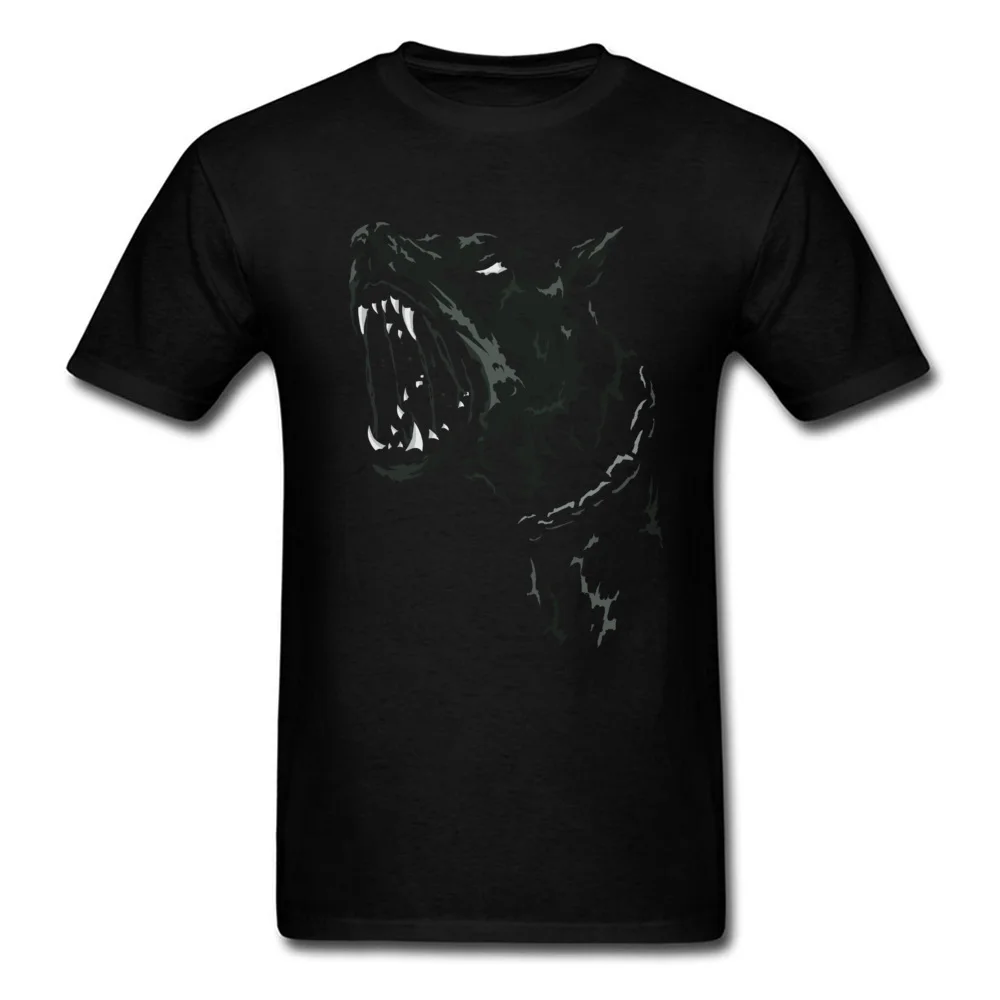 

Lasting Charm Crazy Hellhound Sports T-shirt For Men Black T Shirts Tshirts Tops Hipster Graphic Sports T-shirt