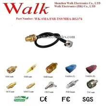 SMA типа «мама» TS9 Мужской кабель RG174, TS9 SMA кабель, TS9 кабель адаптер переменного тока, 3g 4g аппарат не привязан к оператору сотовой связи антенный кабель