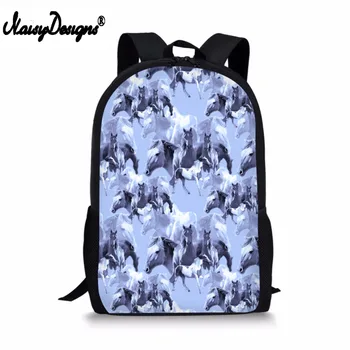 

Animal Horse Camouflage Painting Children's School Bag Set for Teenager Boys Girls Kpop Schoolbag Kids Men Book Backbag Pencil