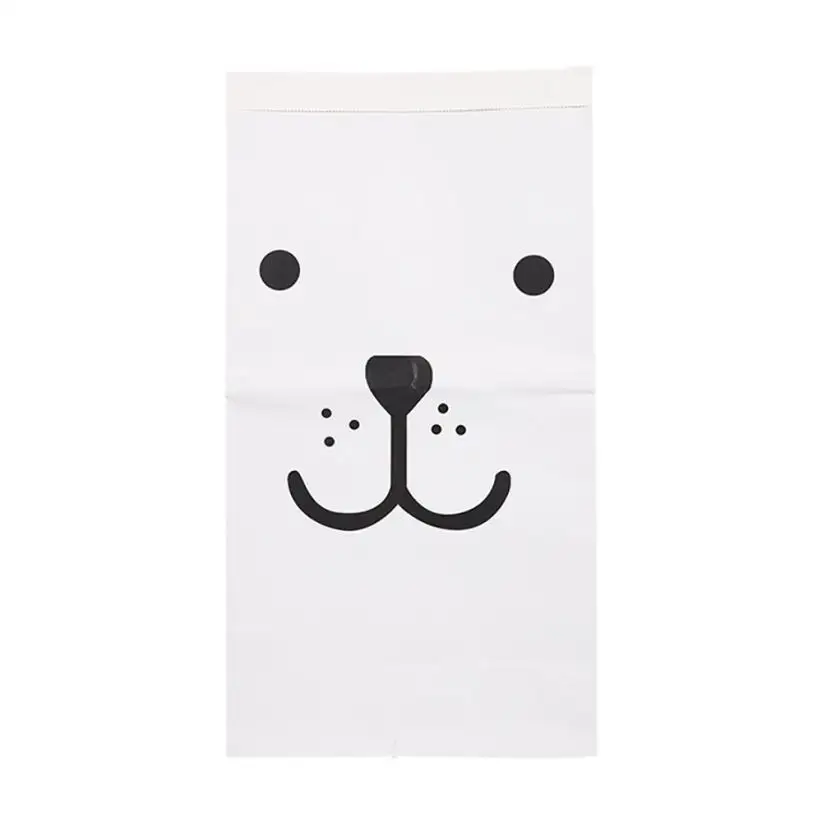 Тяжелый крафт-бумажный мешок Детская комната мешок узоры прачечная мешок для детских игрушек august9