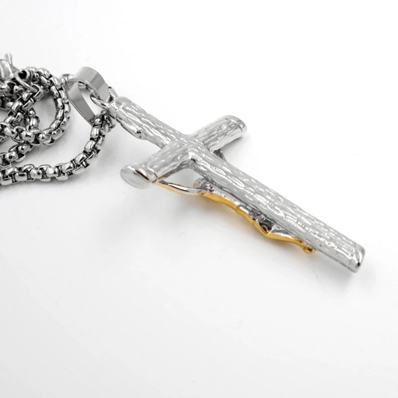 Христианская молитва ювелирные изделия мужское распятие INRI Cross ожерелье